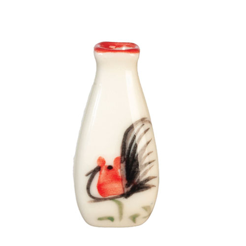 Vase W/Rooster